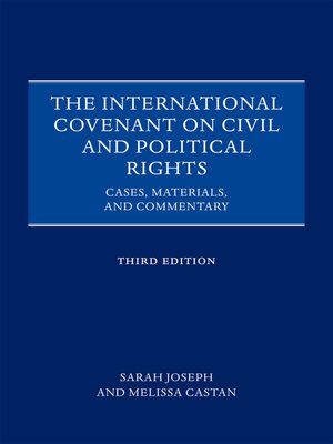cover image of The International Covenant on Civil and Political Rights